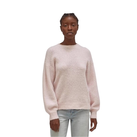 NEW Equipment Femme Pink Marsielle Crewneck Sweater